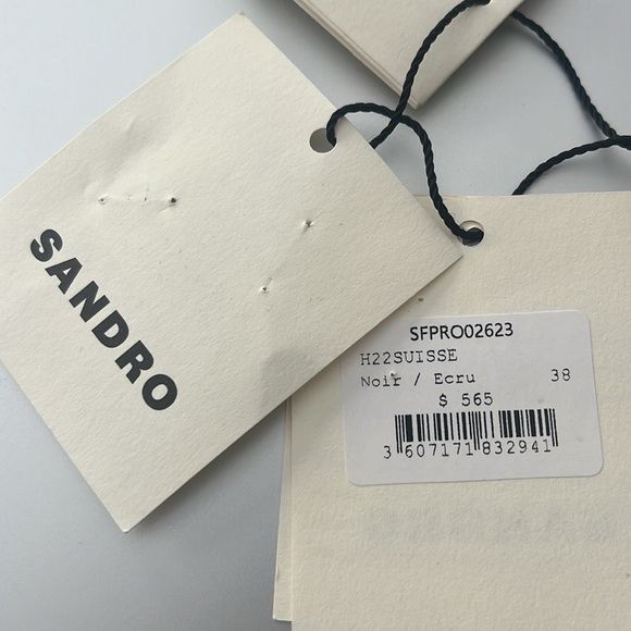 Sandro Suisse Printed Silk Dress - Picture 4 of 12